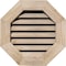 Ekena Millwork Octagonal Gable Vent Unfinished, Functional, Pine Gable Vent w/ 1" x 4" Flat Trim Frame, 30"W x 30"H GVWOC30X3001SFUPI - alternate 1